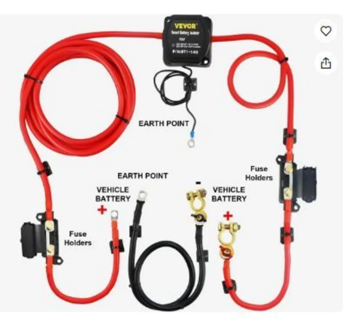 Split Charge Relay Kit, 4mtr 12V, Automatic - Image 4