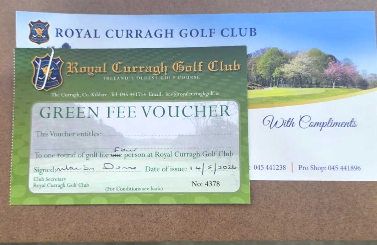 4 ball for royal curragh golf club