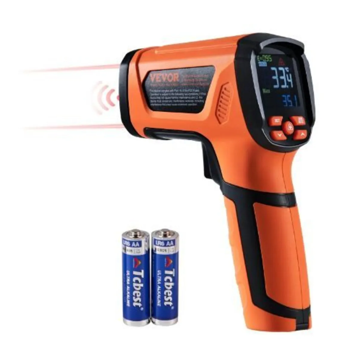 Infrared Thermometer, -40~2732°F Dual Laser - Image 1