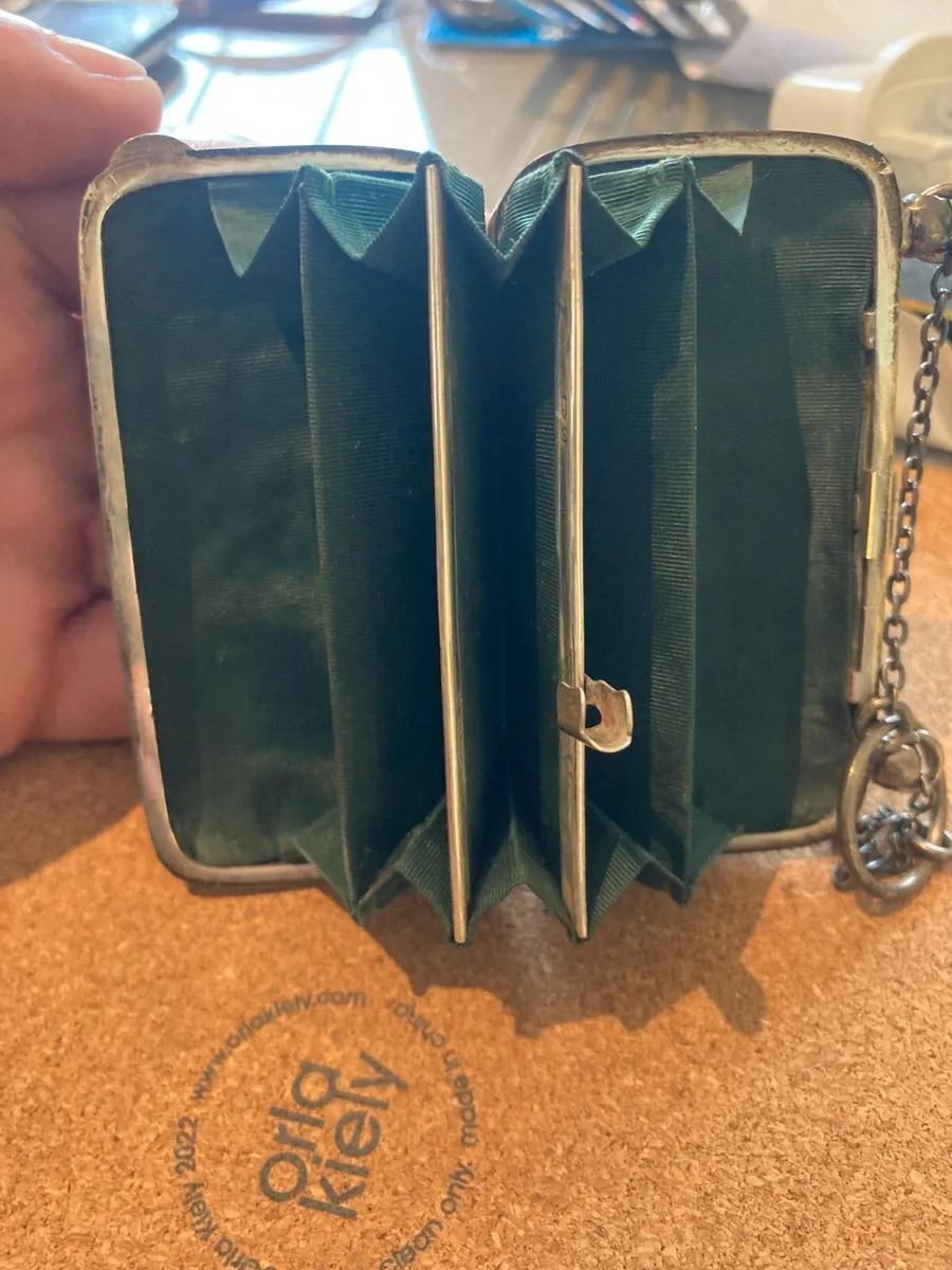 Antique Silver Finger Purse - Image 4