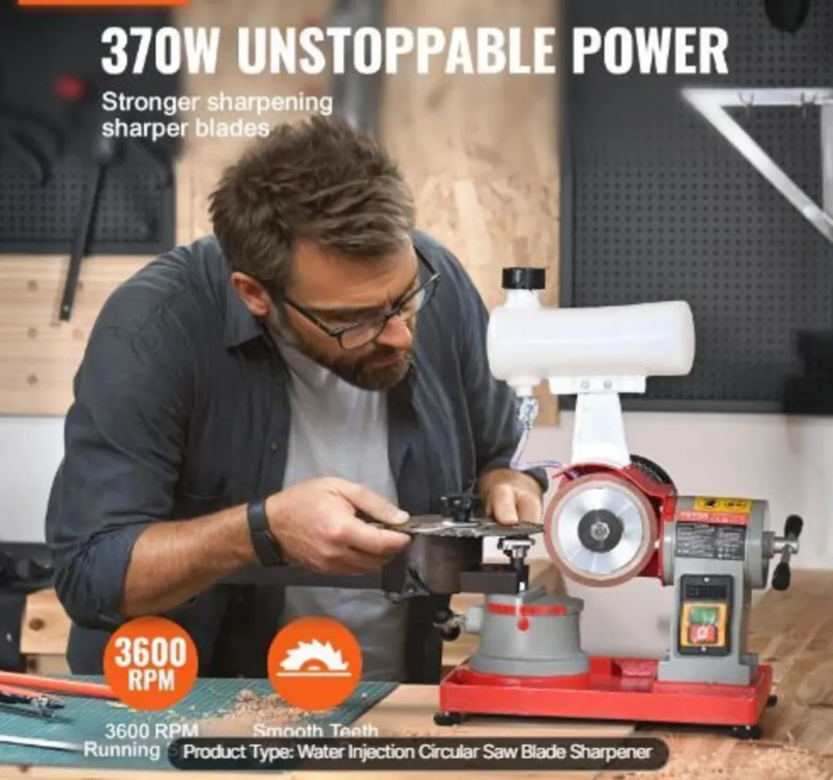 Circular Saw Blade Sharpener Grinder 370W - Image 2