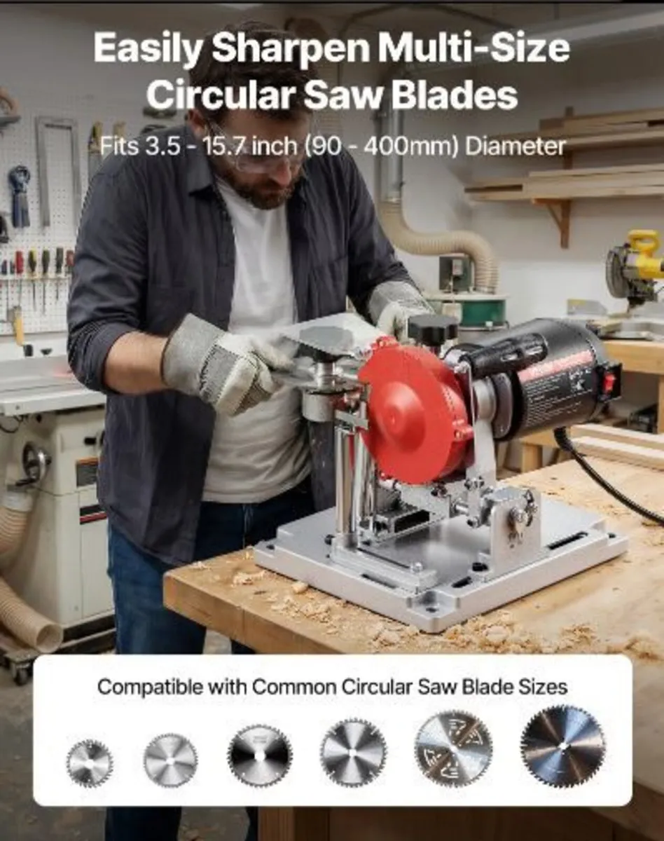 Circular Saw Blade Sharpener, 140W 5700RPM - Image 2