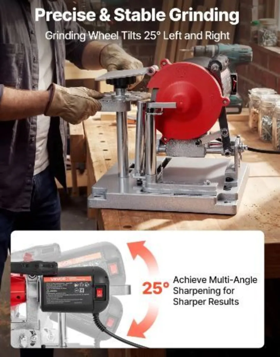 Circular Saw Blade Sharpener, 140W 5700RPM - Image 4