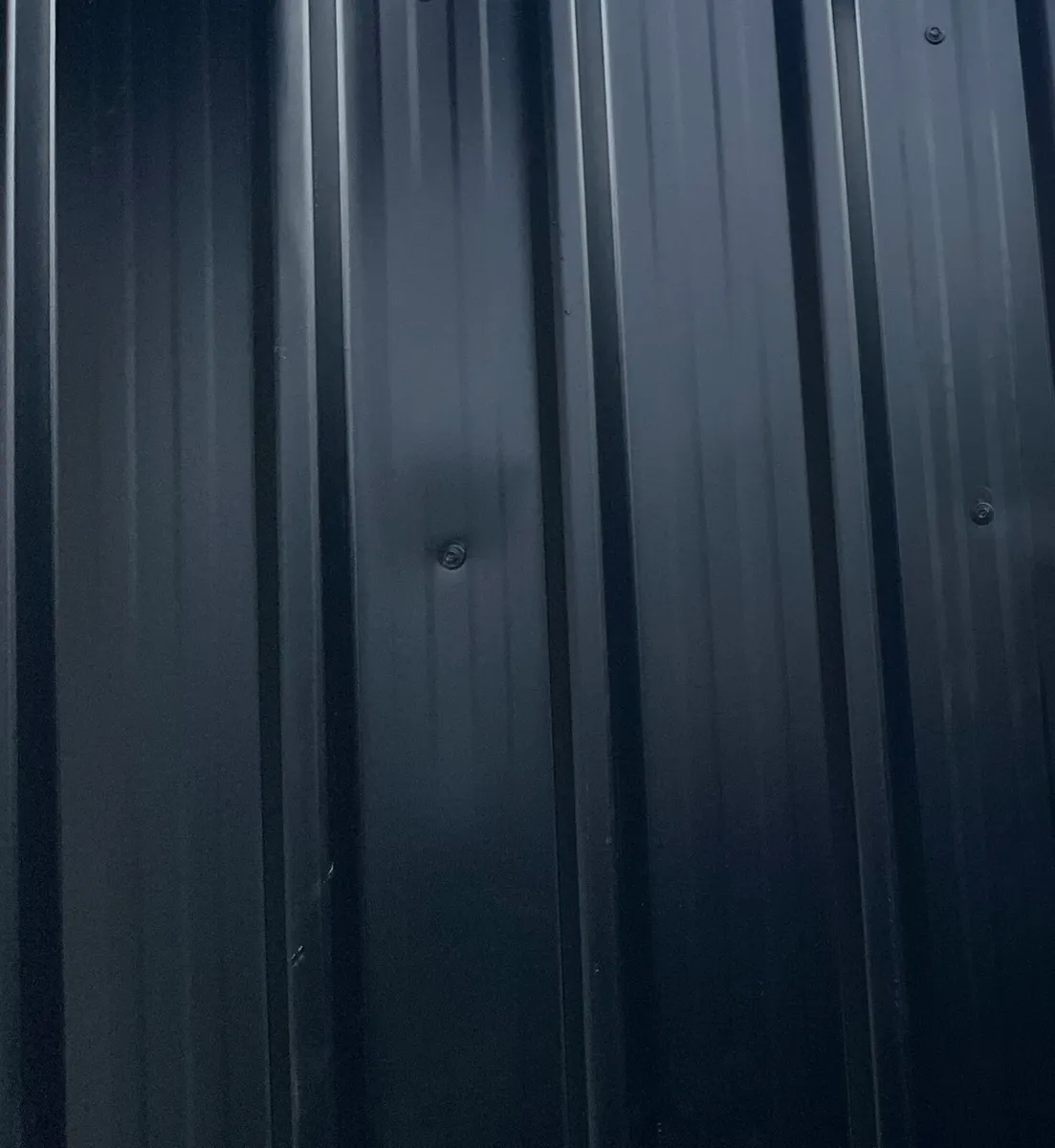 Black metal cladding