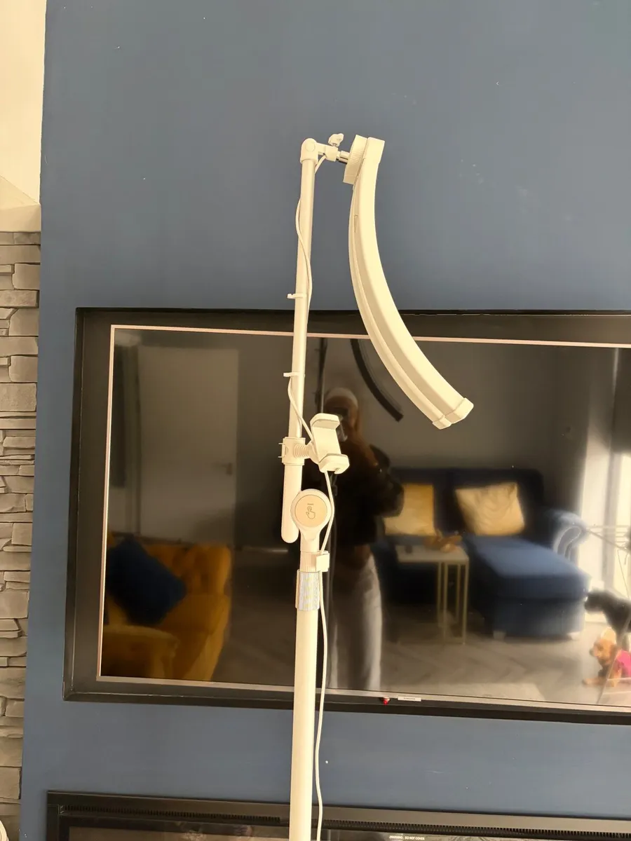 Half Moon Lamp w Phone Holder (delivery available) - Image 3