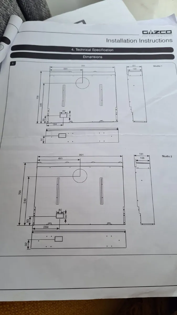 Gazco Studio 1 Heater In built gas heater - Image 4
