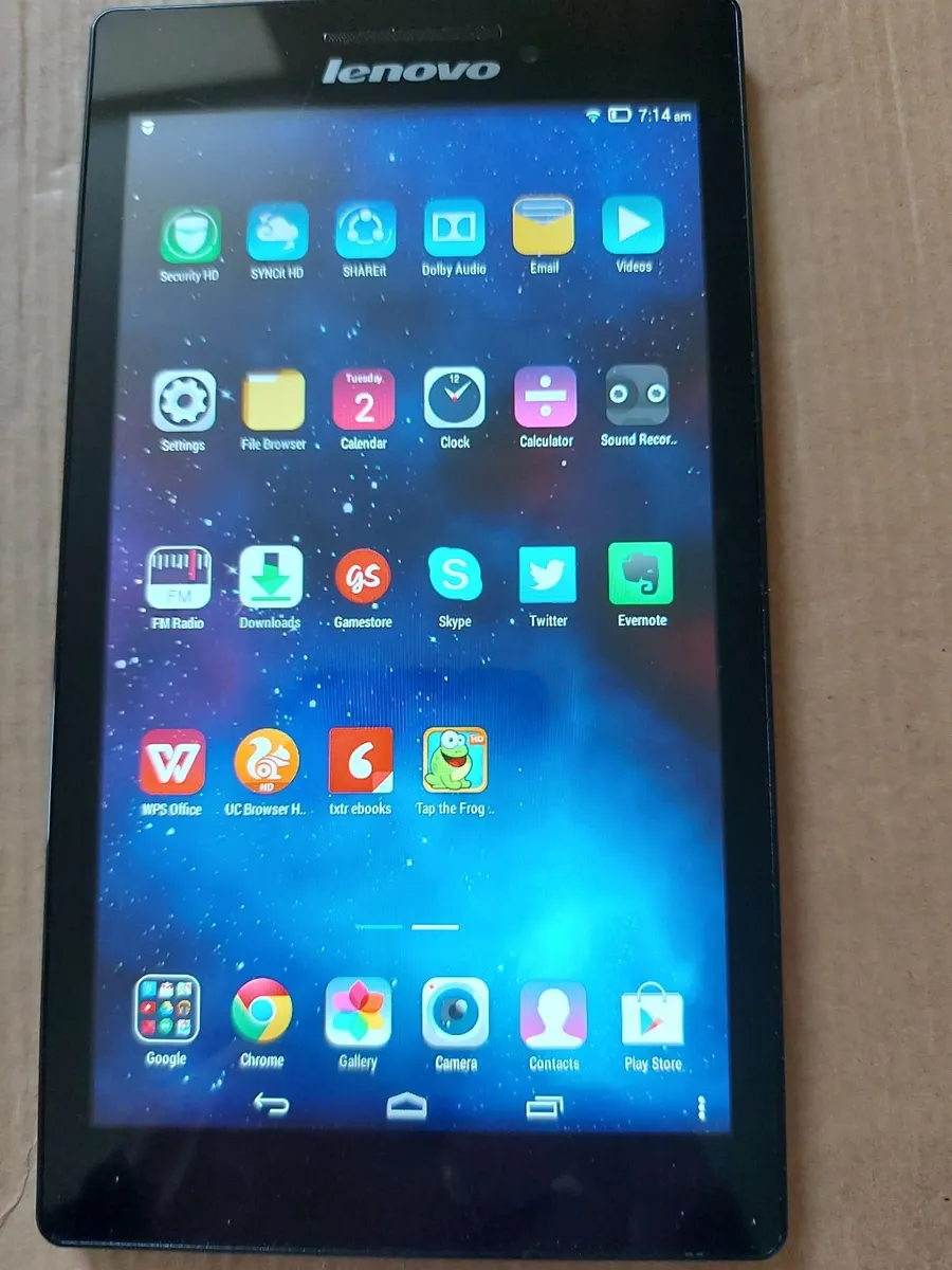Lenovo Tab 2 Tablet, Model A7-20F,  8GB, Blue - Image 3