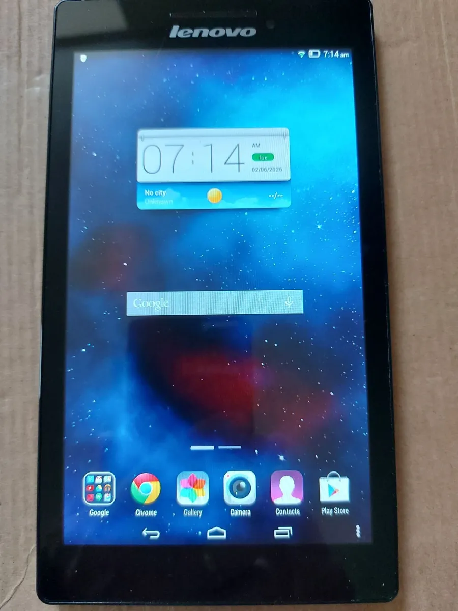 Lenovo Tab 2 Tablet, Model A7-20F,  8GB, Blue - Image 1