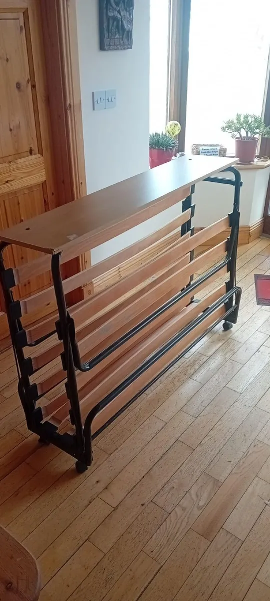 Folding Small Double Jaybe Bed frame - No Mattress - Image 1