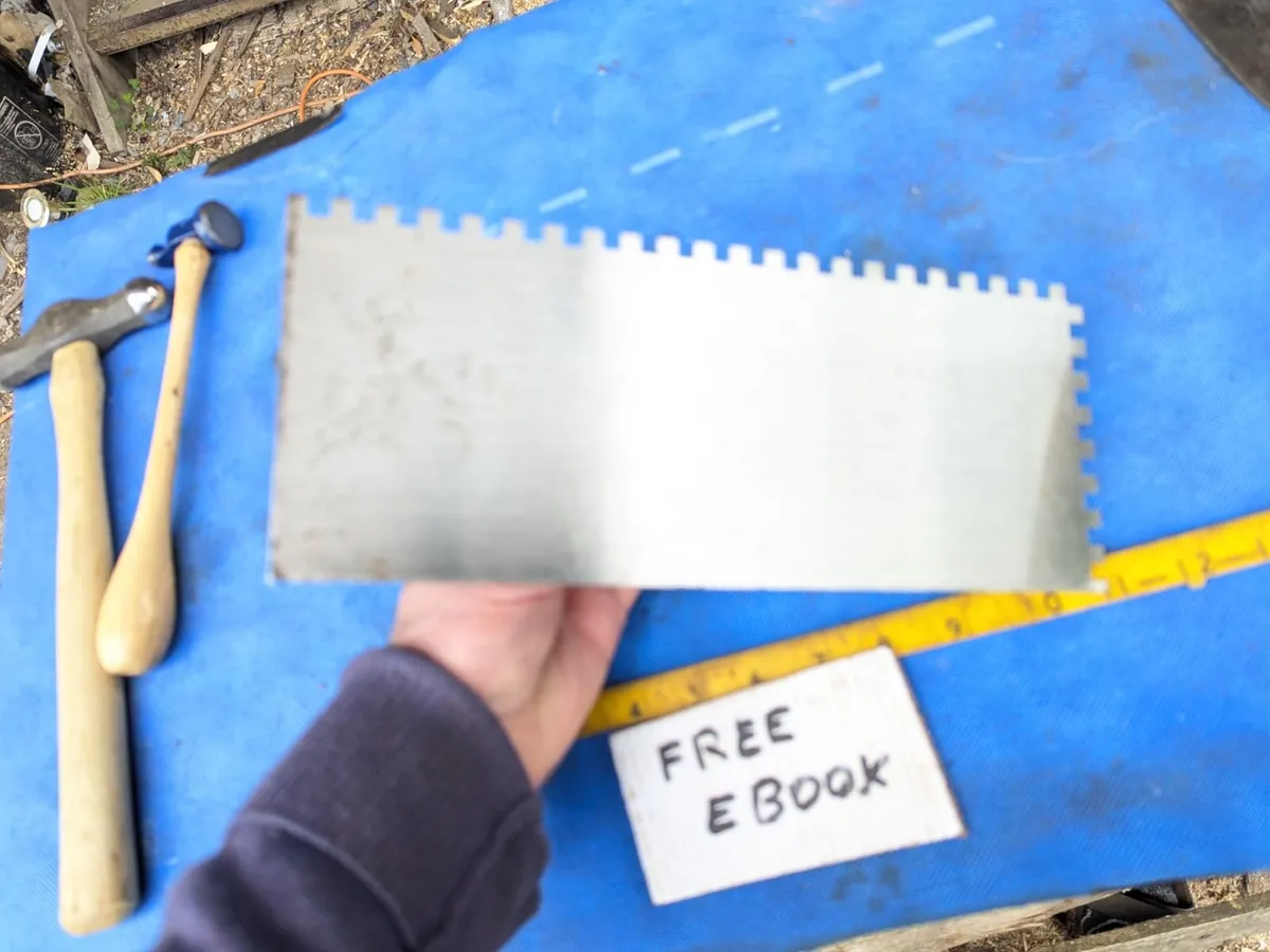 Square Notch Trowel by Genesis - Image 2