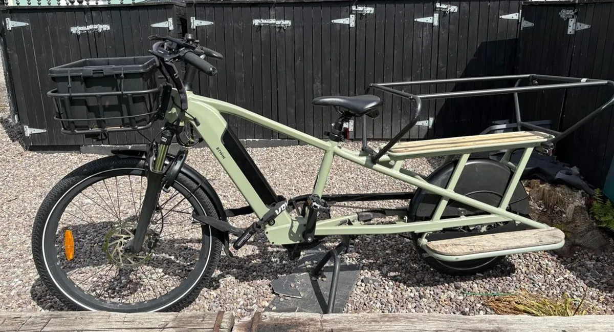 Cargo Bike - Decathlon rear loading electric - Image 1