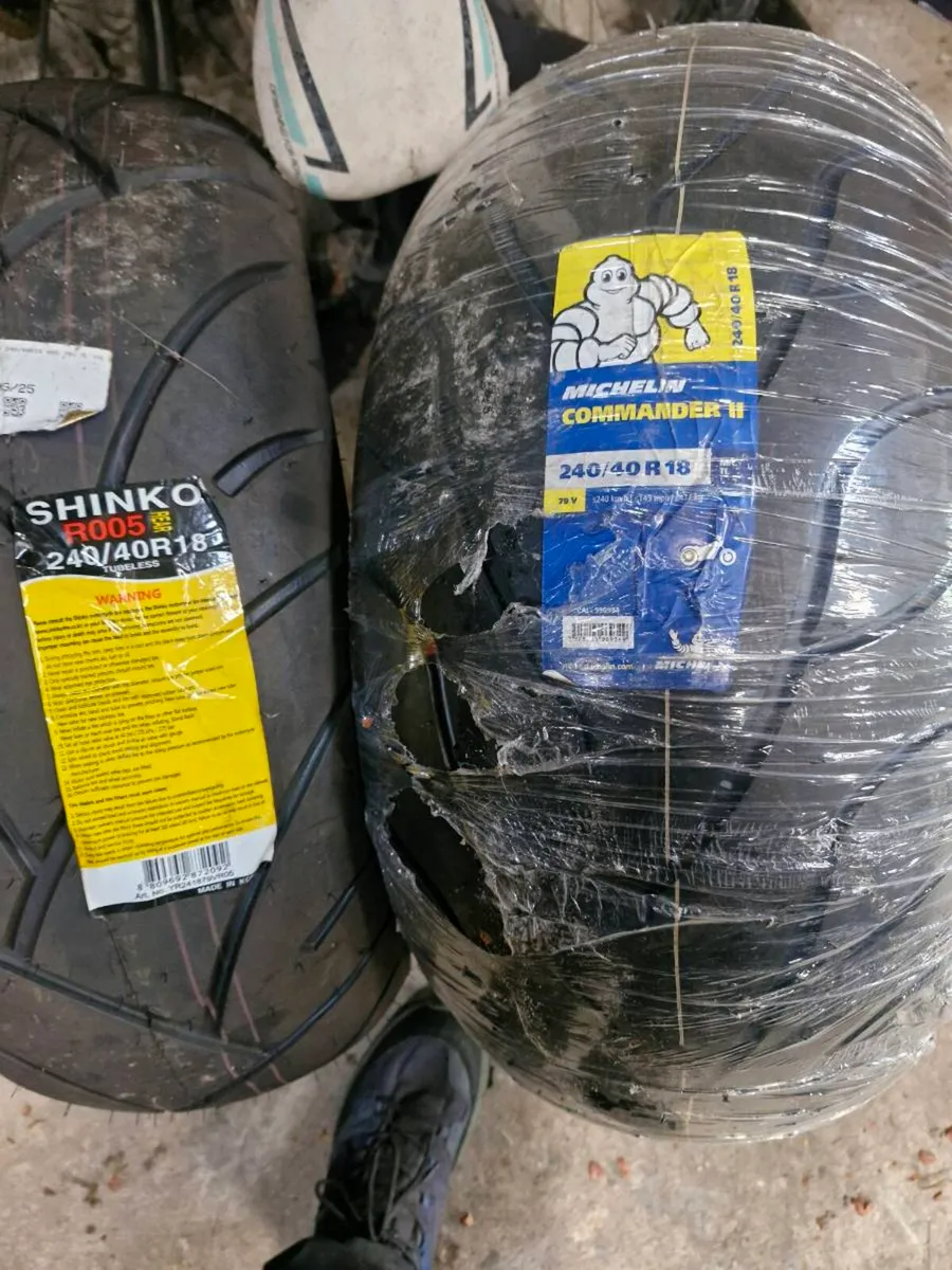 Motorbike rear tyre 240/40 18