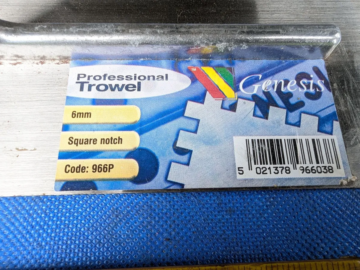Square Notch Trowel by Genesis - Image 4