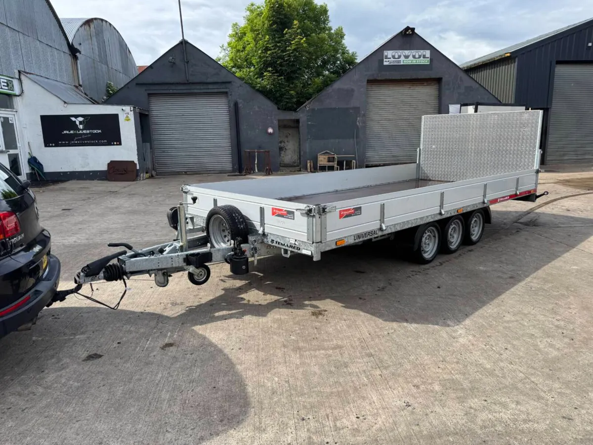 2023 Temared Triaxel Trailer (New Unused) - Image 1