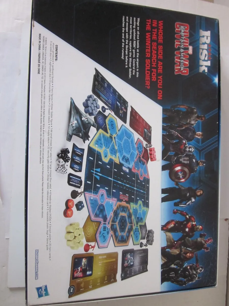 Risk Captain America Civil War Board Game. - Image 3