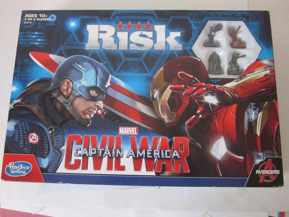 Risk Captain America Civil War Board Game. - Image 1