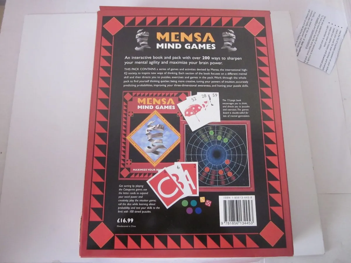 New Mensa Mind Games Pack by Robert Allen - Image 3