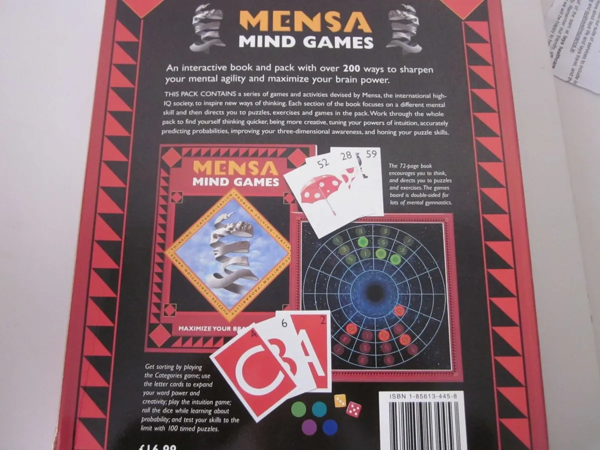 New Mensa Mind Games Pack by Robert Allen - Image 4