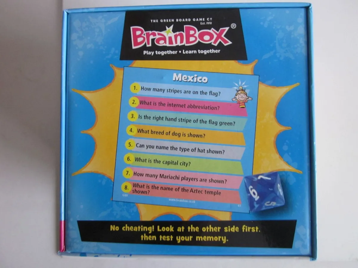 Brain Box The World Family Quiz Card Game - Image 2