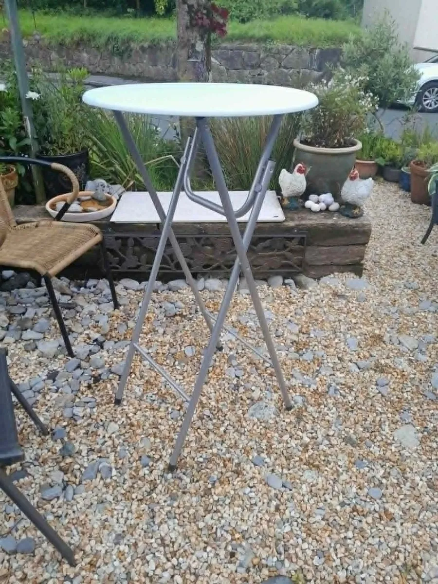 patio folding table - Image 1
