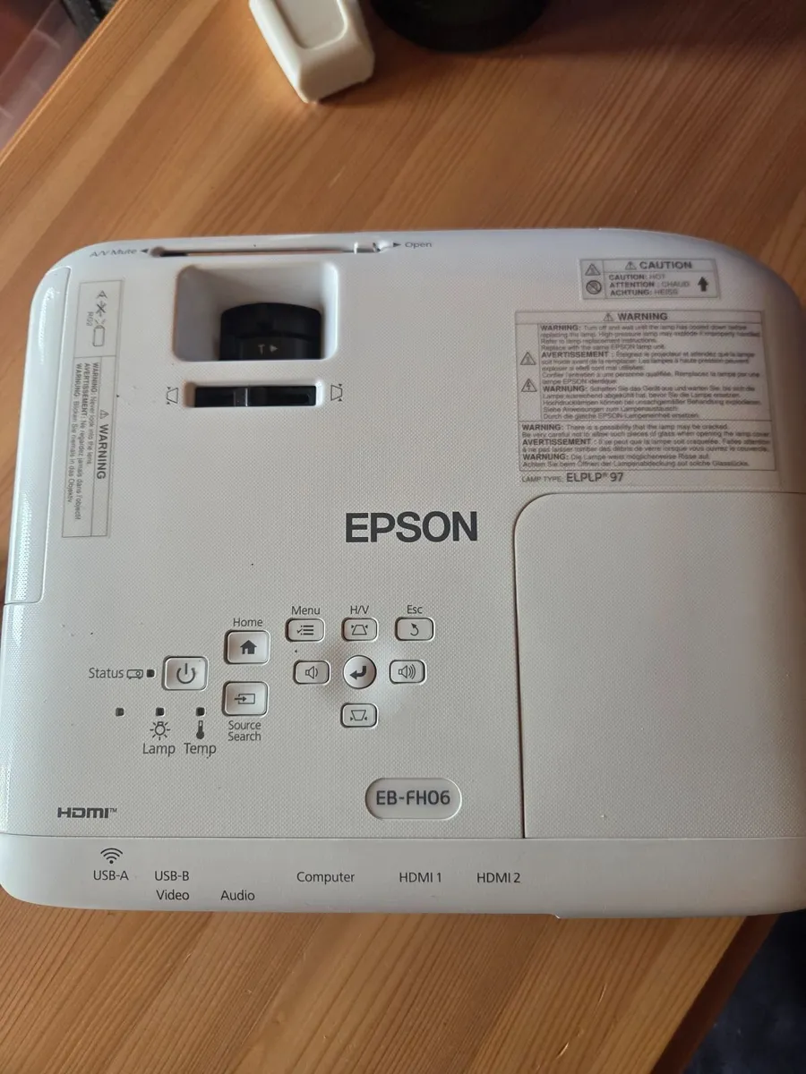 Epson EB-FH06 Projector PLUS 80" motorised screen - Image 1