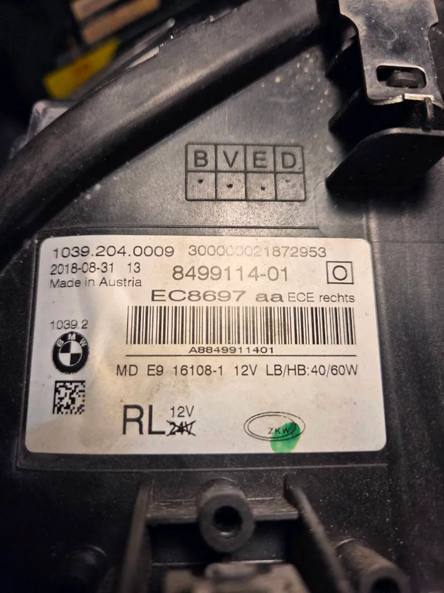 BMW G30 RH headlamp - Image 2