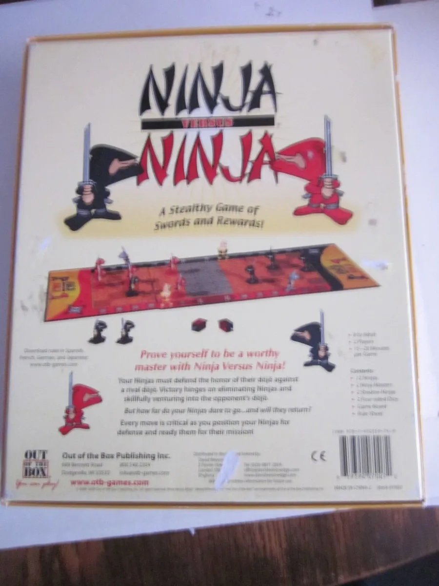 Ninja Versus Ninja Board Game - Image 3