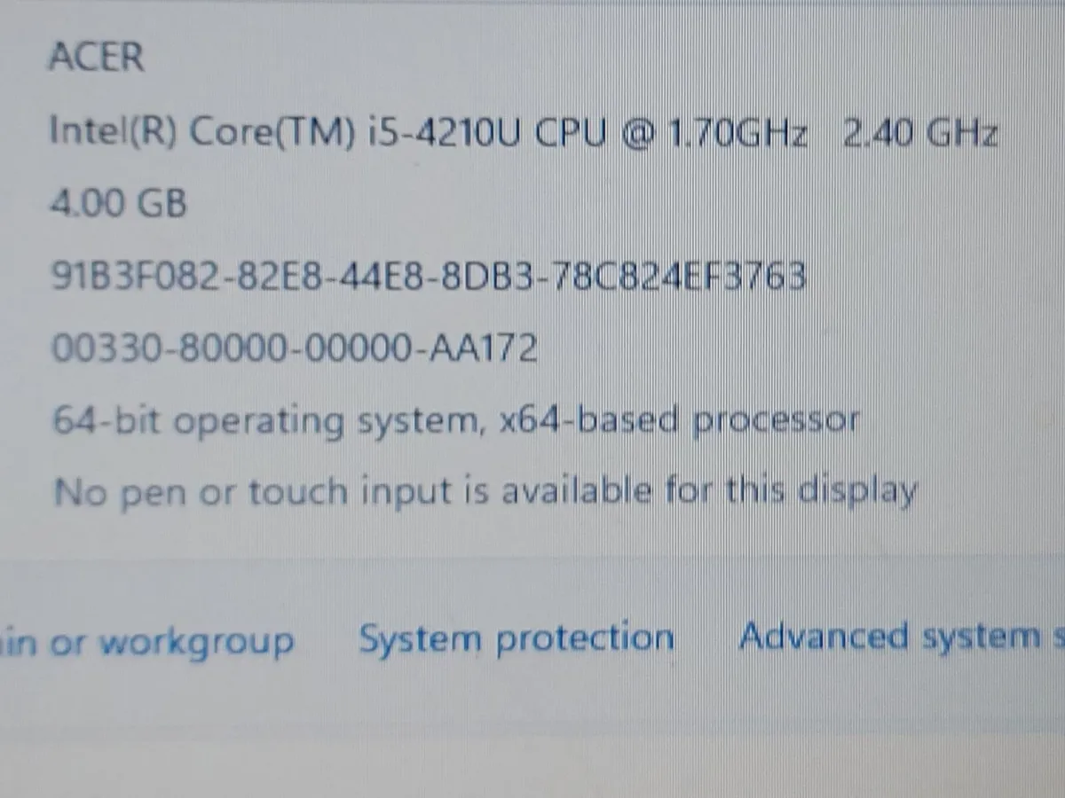Acer Travelmate P276 Series 17" Laptop, Model ZYW - Image 2