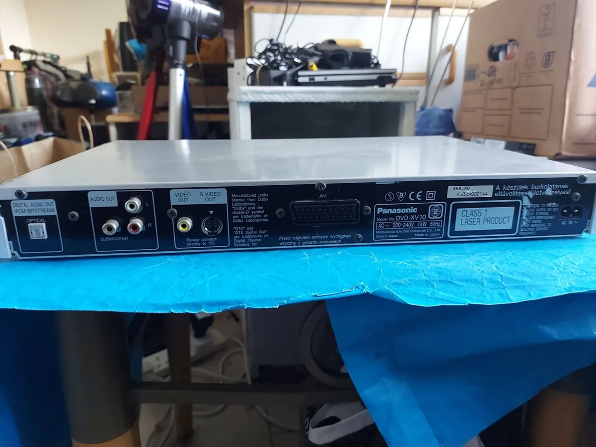 Panasonic DVD Player, Model DVD-XV10, Plays DVDs & - Image 2