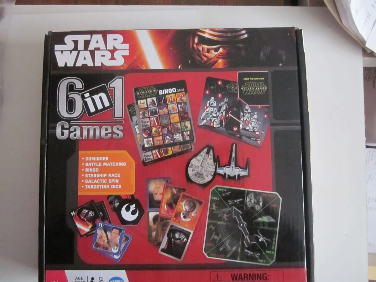 Star Wars 6 in 1 Childrens  Disney Games - Image 1