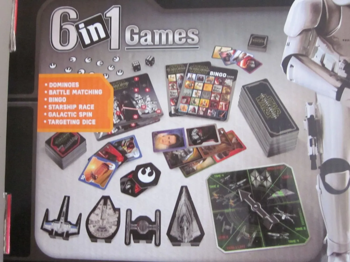 Star Wars 6 in 1 Childrens  Disney Games - Image 2