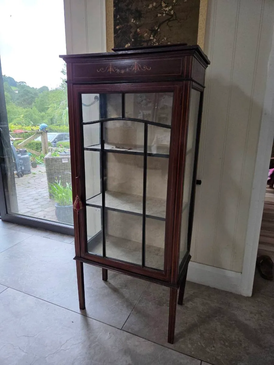 Beautiful Antique Edwardian Inlaid Mahogany - Image 1