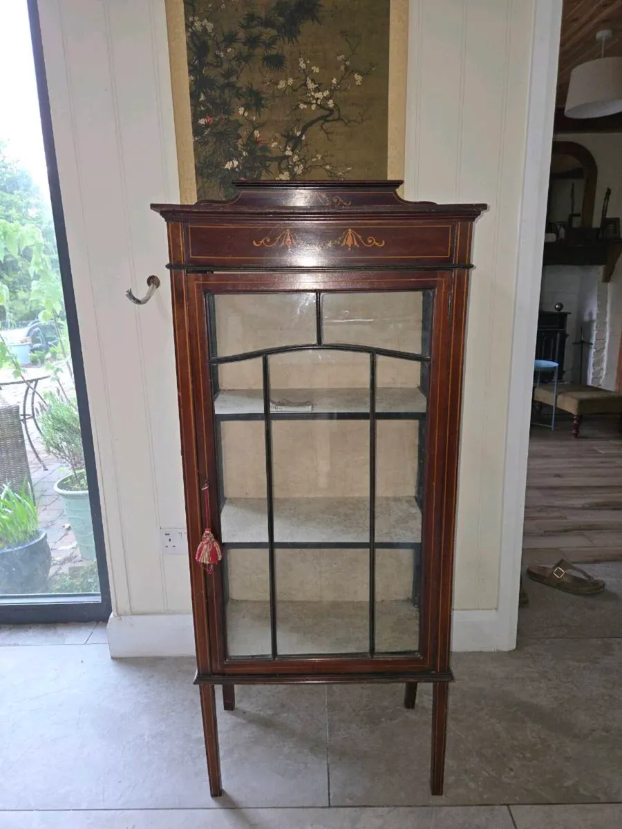 Beautiful Antique Edwardian Inlaid Mahogany - Image 2