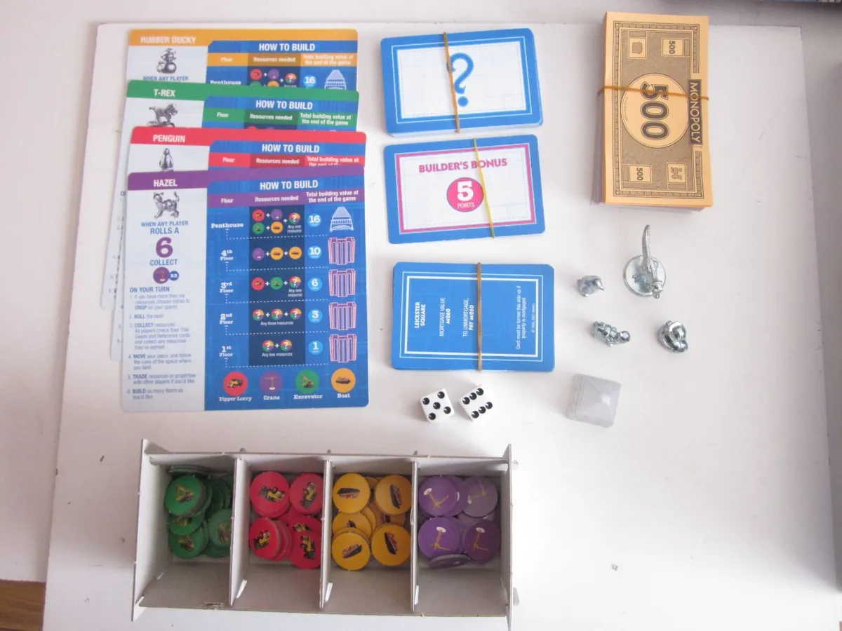 Monopoly Builder Board Game - Image 4