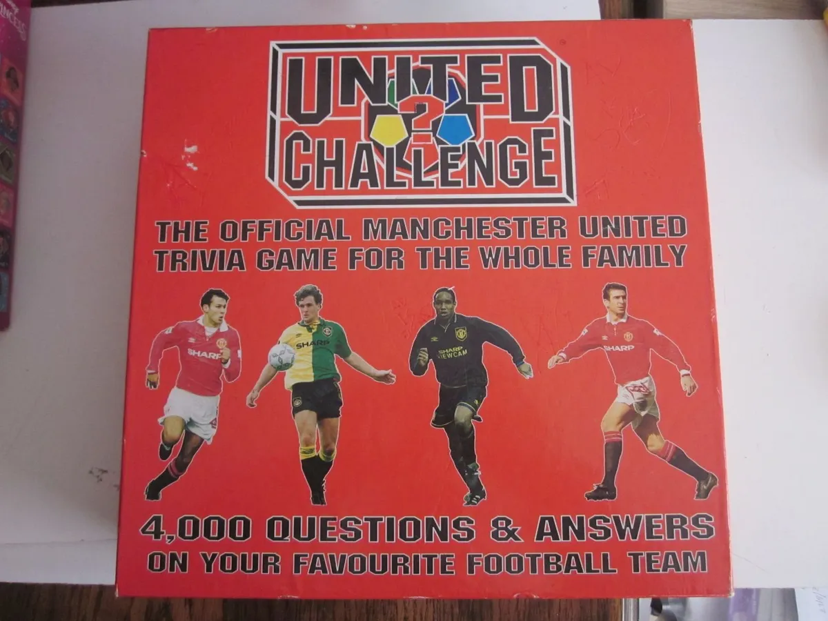 Manchester United 1994 Official Trivia Board Game - Image 1