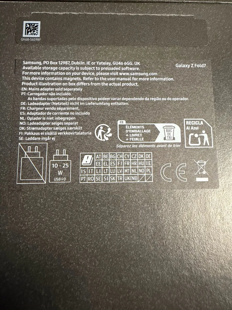 Samsung z fold 7 512gb jetblack - Image 1