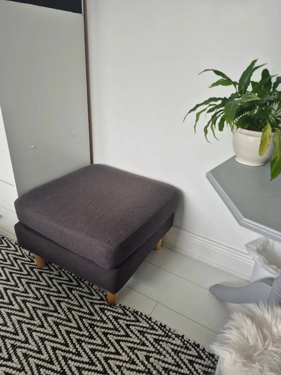 Square Ottoman/ Footstool - Image 1