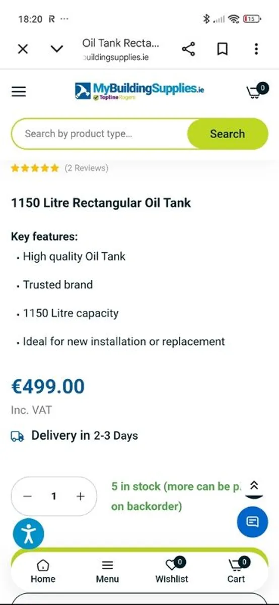 1150ltr oil tank,brand new - Image 2