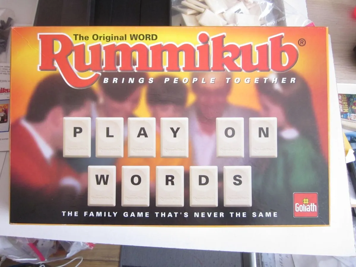 The Original Word Rummikub Board Game by Goliath 1 - Image 1