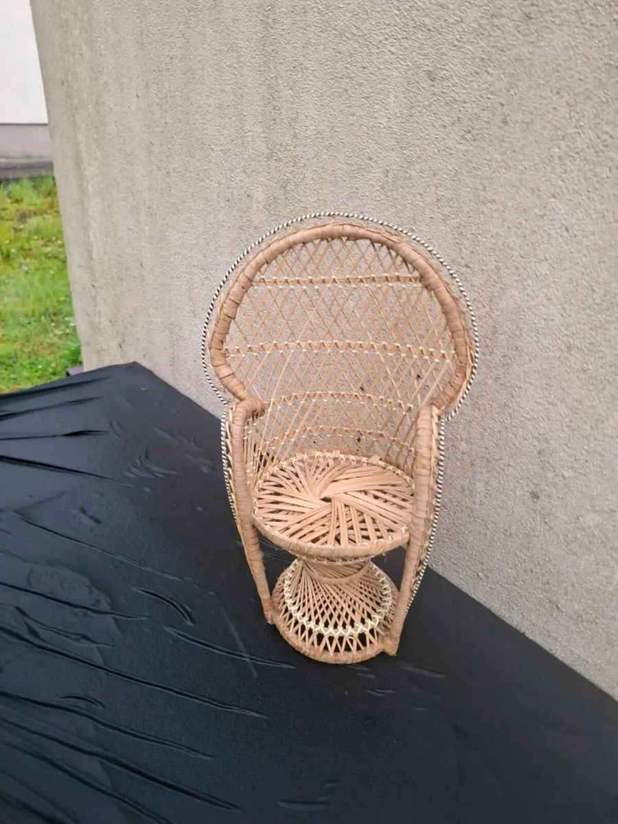 40cm wicker seat possible to post
