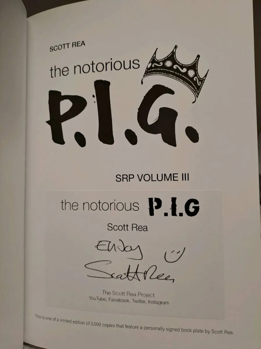 Signed Limited 1st ed The Notorious PIG - Image 4