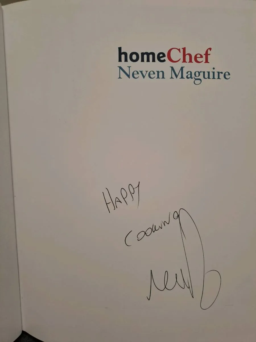 Signed 1st Ed Home Chef by Neven Maguire Hardcover - Image 3