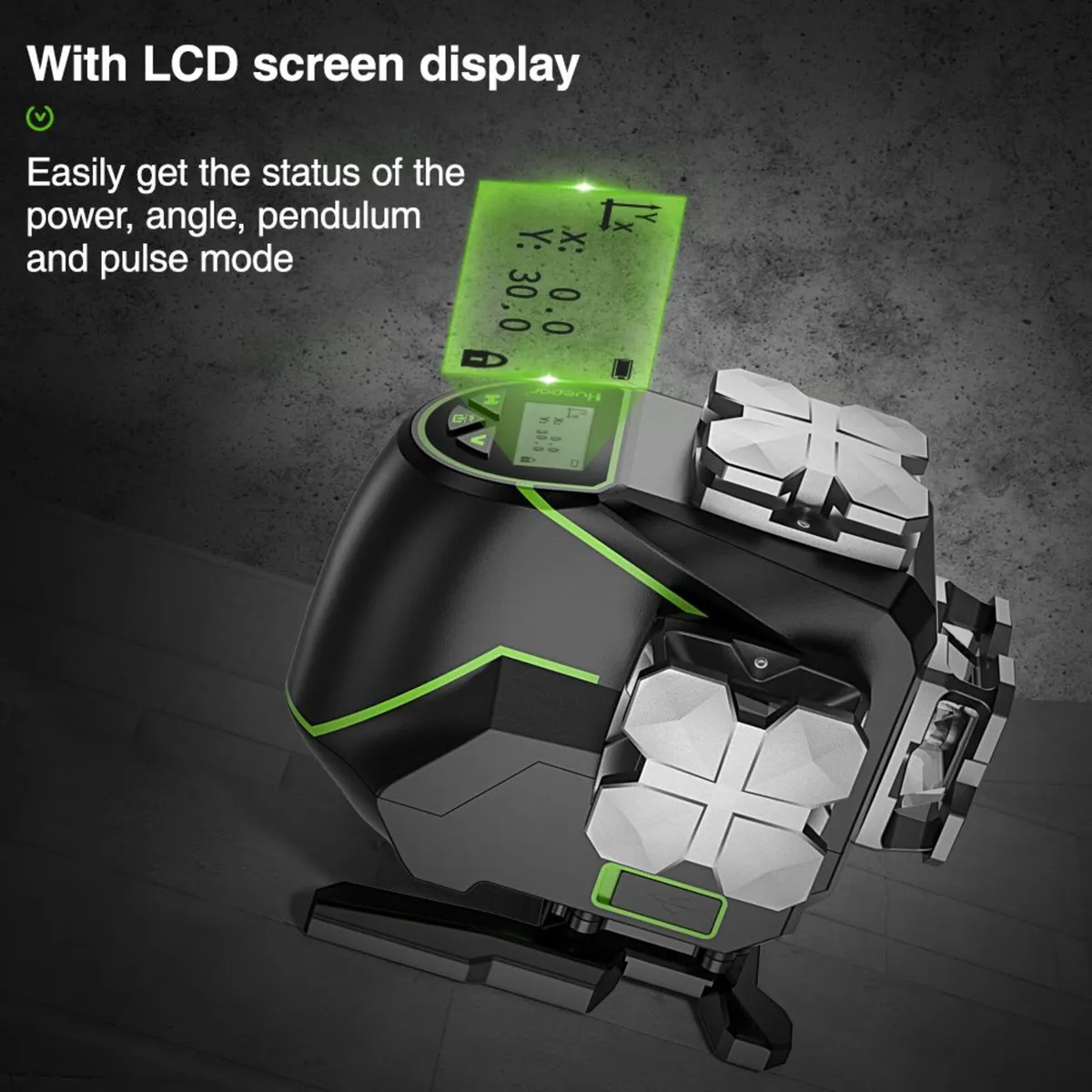 rade Rated 3 x360° Green Laser Level self leveling - Image 2