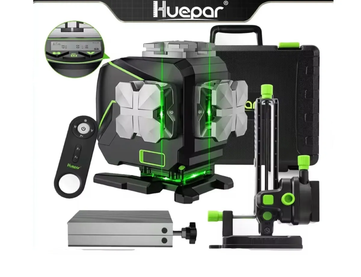 rade Rated 3 x360° Green Laser Level self leveling - Image 1