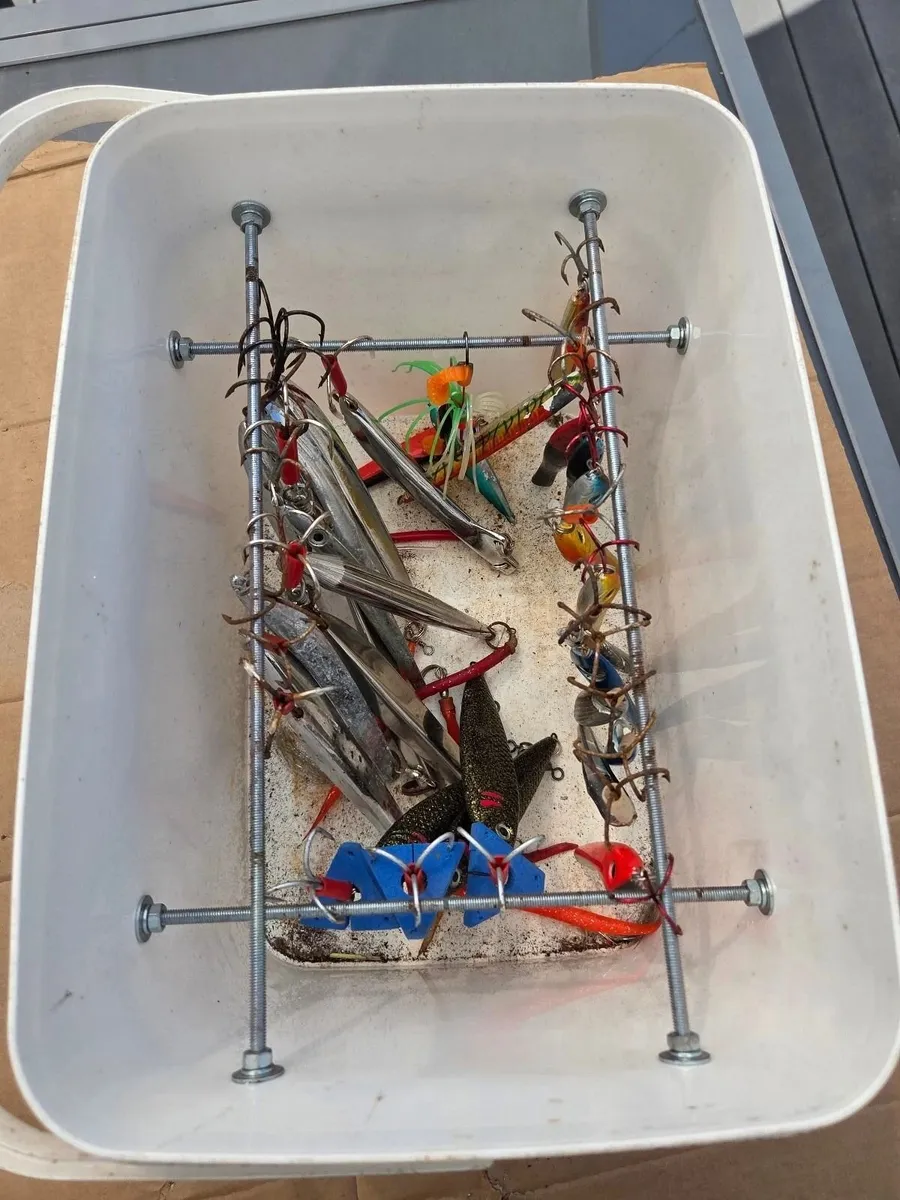 Sea fishing lures, jigs, and leaders, some new - Image 2