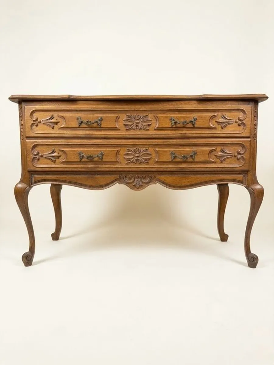 Stunning Antique Country French Oak Commode - Image 3