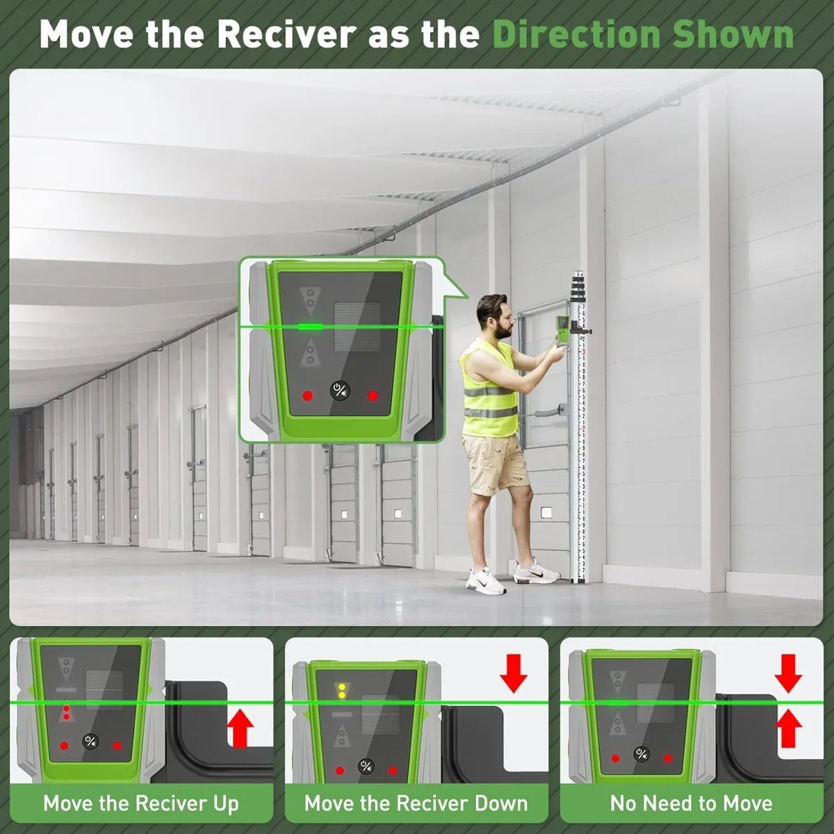 New Laser Level Receiver Detector 60m/196ft. - Image 4