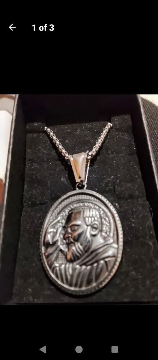 St Padre Pio Blessed Pendant - Image 1