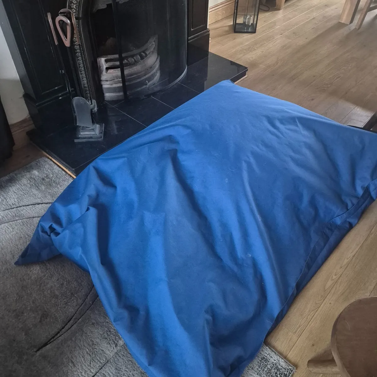 Large elephant bean bag blue - Image 1