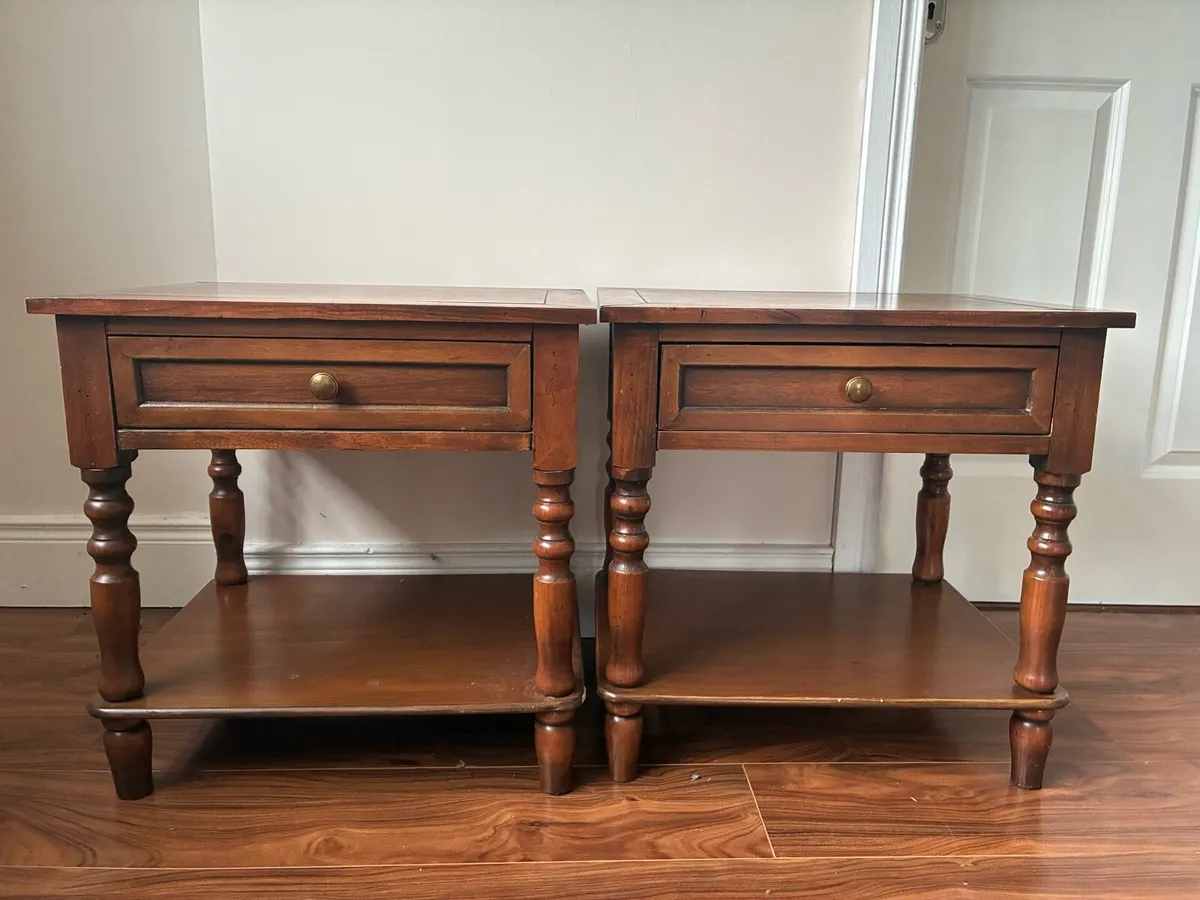 Wooden Side Tables - Image 1